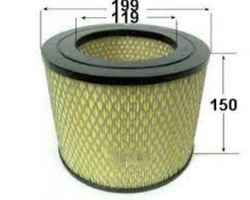 Фильтр воздушный A187 TOYOTA HILUX SURF 1KZTE 93-95/ 4RUNNER ##N13# 88-97
