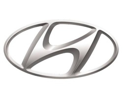 Эмблема Hyundai на скотче (115*60)