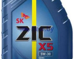 Масло ZIC X5  5W30  1л. п/с