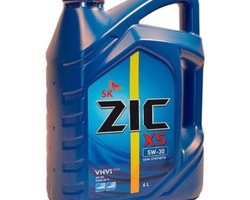Масло ZIC X5  5W30  4л. п/с