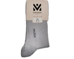 Носки 44-46 бамбук  светло-серые INMOTION Premium
