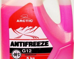 Антифриз ARCTIC (красный) -40*С  5л  G12
