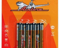 Батарейка (мизинчик) Airline 4шт/кт  щелочная
