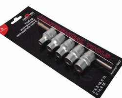 Набор головок 1/2 звездочек (внутр.) Torx Е8-Е16   5шт. Сервис Ключ