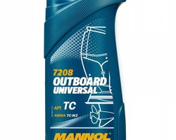 Масло 2*тактное (лодочное) Mannol OUTBOARD universal  1л.мин. (для подвесных водных моторов, мотоцикл