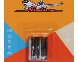 Батарейка (мизинчик короткий) 1,5V Airline 2шт/кт (для брелков сигнализаций)