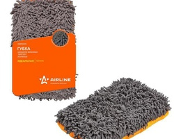 Губка для полировки (кирпич) шиншилла микроворс  (20*14*5 см) Airlline