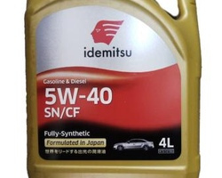 Масло IDEMITSU 5W40  4л. синт.