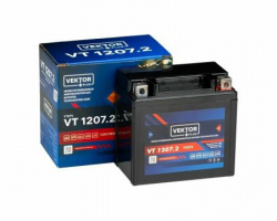 Аккумулятор  МОТО 12V  7Ah   VEKTOR 152*87*95