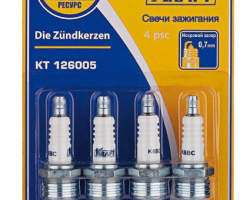 Свечи ГАЗ 402дв. (короткая) KRAFT 4шт/кт (аналог А14В) МОТО S1